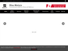 Tablet Screenshot of blaumotors.es